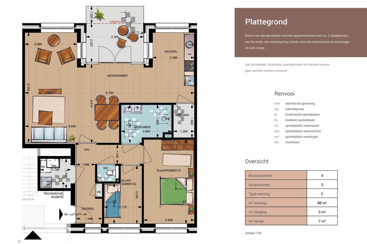 Te Koop: Foto Appartement aan de Appartement begane grond type C of C-sp 4 in Zeeland