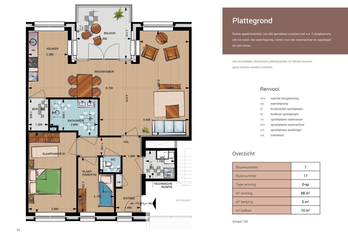 Te Koop: Foto Appartement aan de Appartement 1e Verdieping type D of D-sp 7 in Zeeland