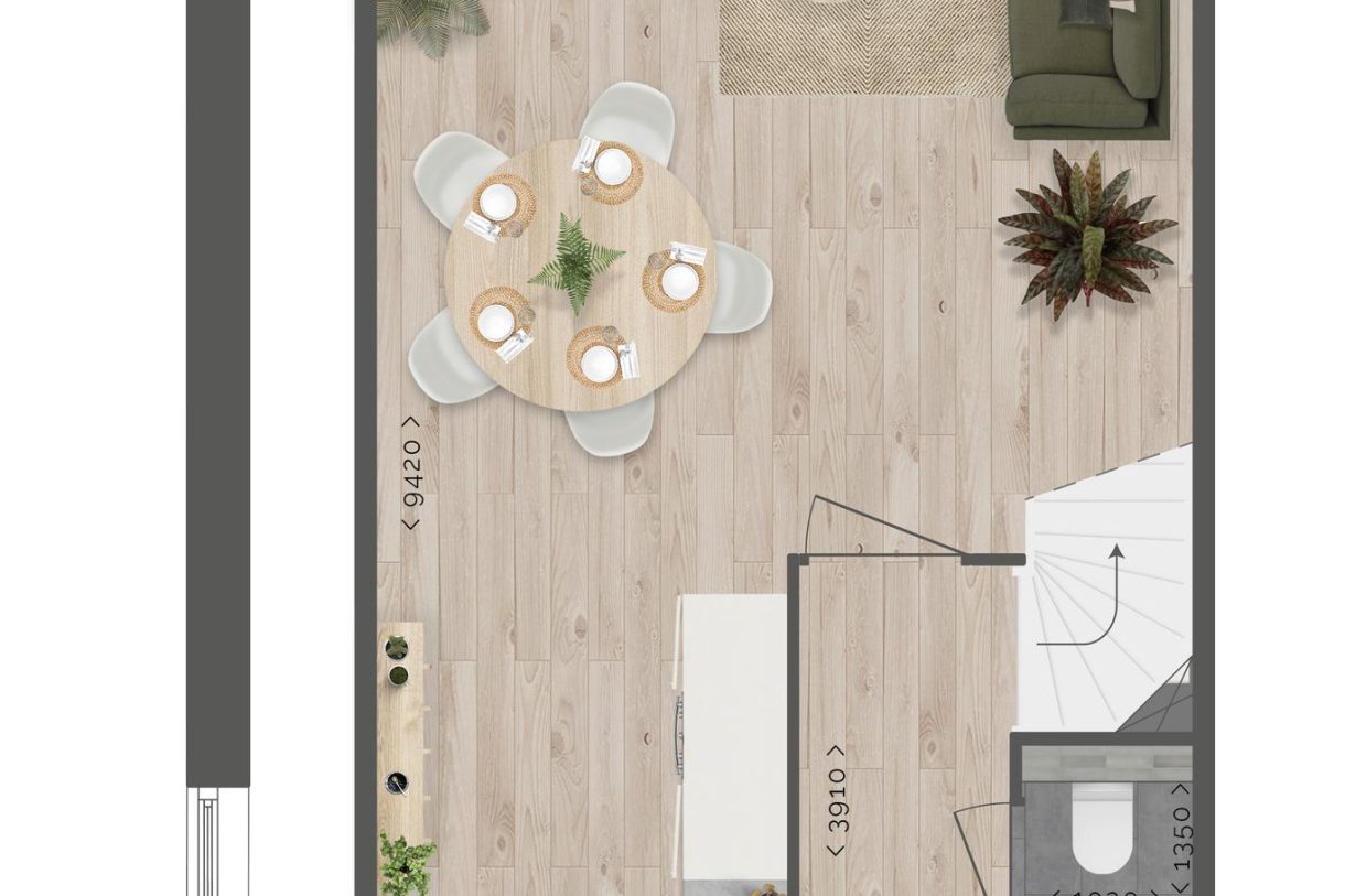 Te Koop: Foto Woonhuis aan de Rijwoningen 5.10m 16 in Benthuizen