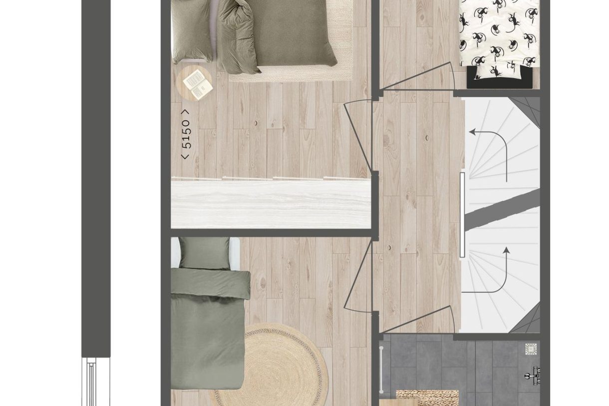 Te Koop: Foto Woonhuis aan de Rijwoningen 5.10m 17 in Benthuizen