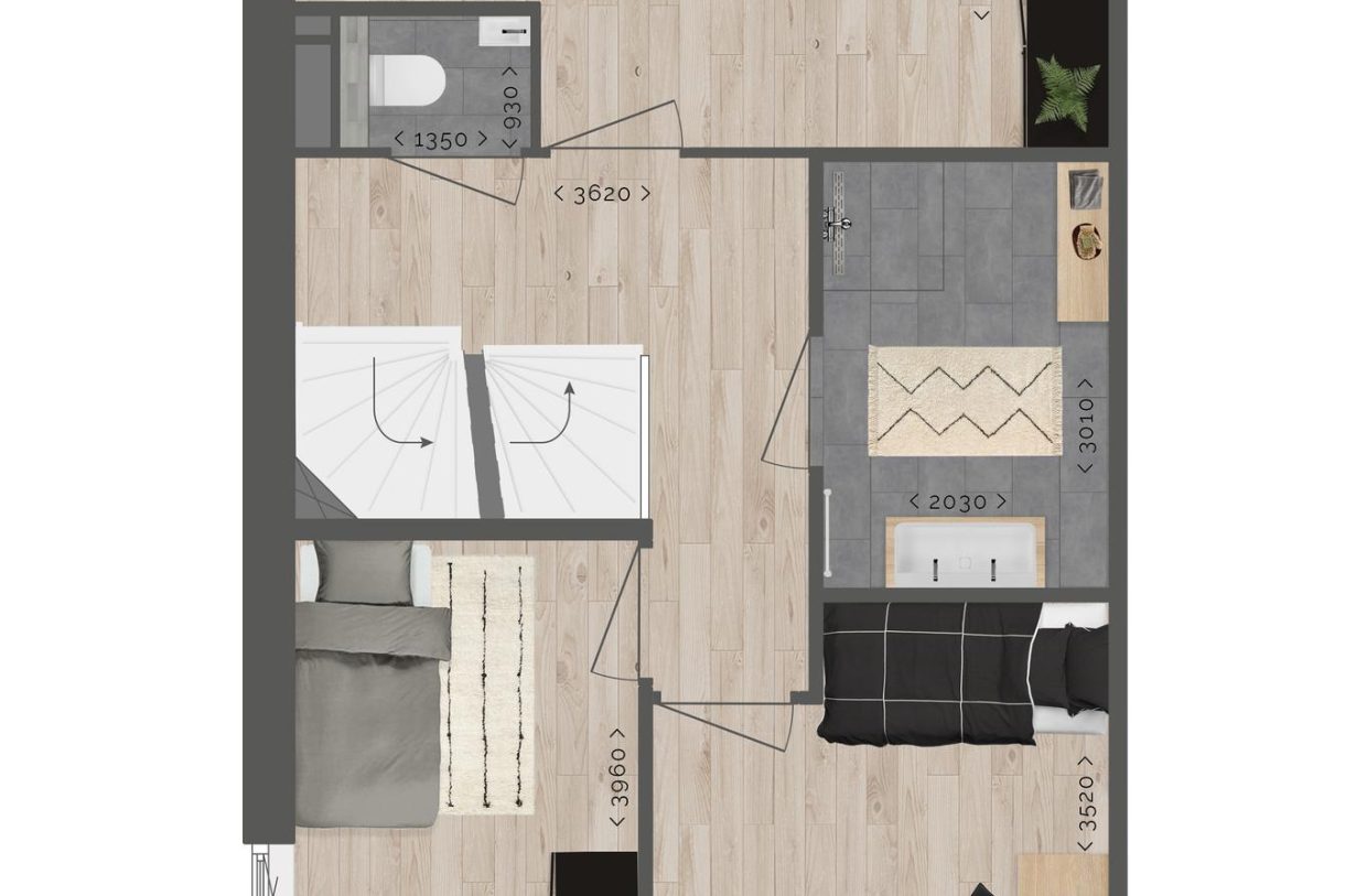 Te Koop: Foto Woonhuis aan de Twee-onder-een-kapwoningen 25 in Benthuizen