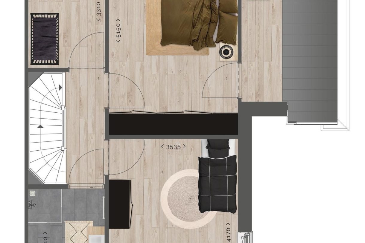 Te Koop: Foto Woonhuis aan de Rijwoningen 6.0m 57 in Benthuizen