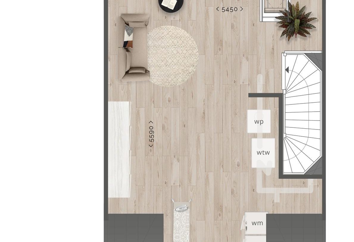 Te Koop: Foto Woonhuis aan de Rijwoningen 5.70m 55 in Benthuizen