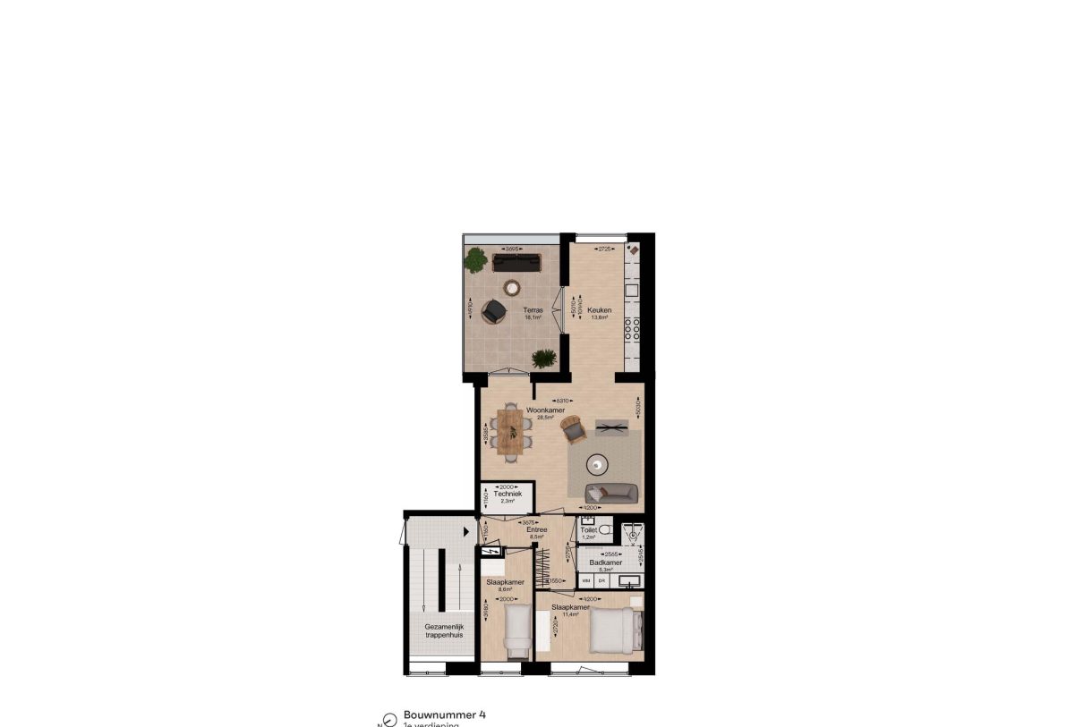 Te Koop: Foto Appartement aan de Stadsappartement 4 in Vlaardingen