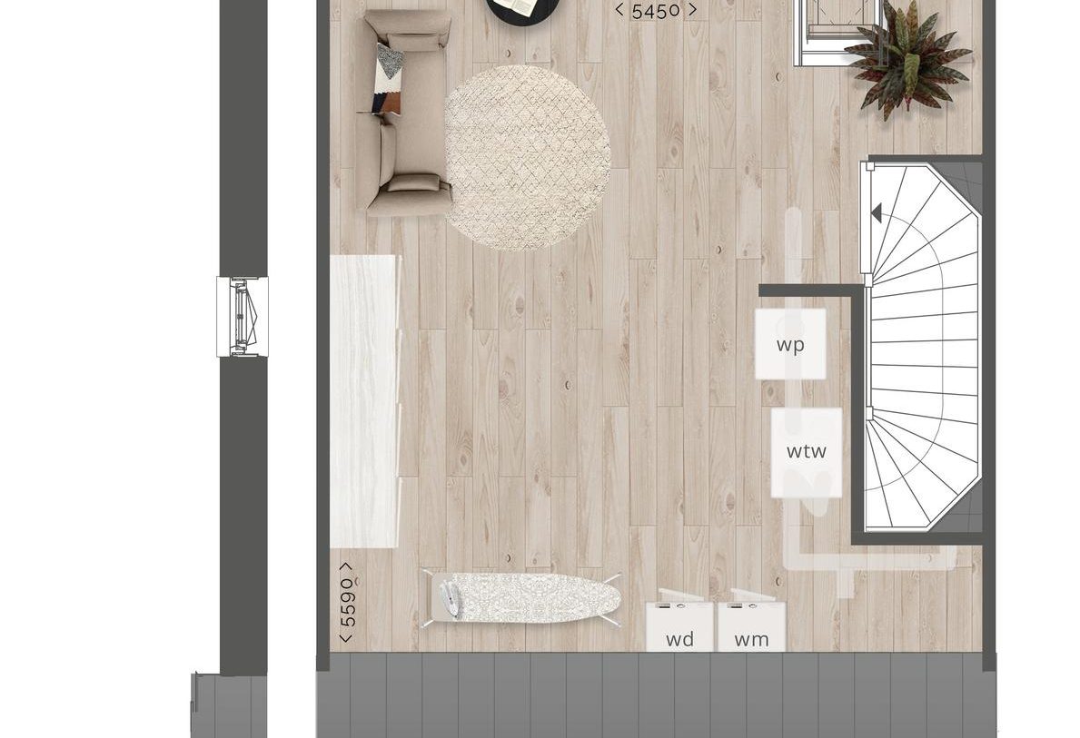 Te Koop: Foto Woonhuis aan de Rijwoningen 5.70m 78 in Benthuizen