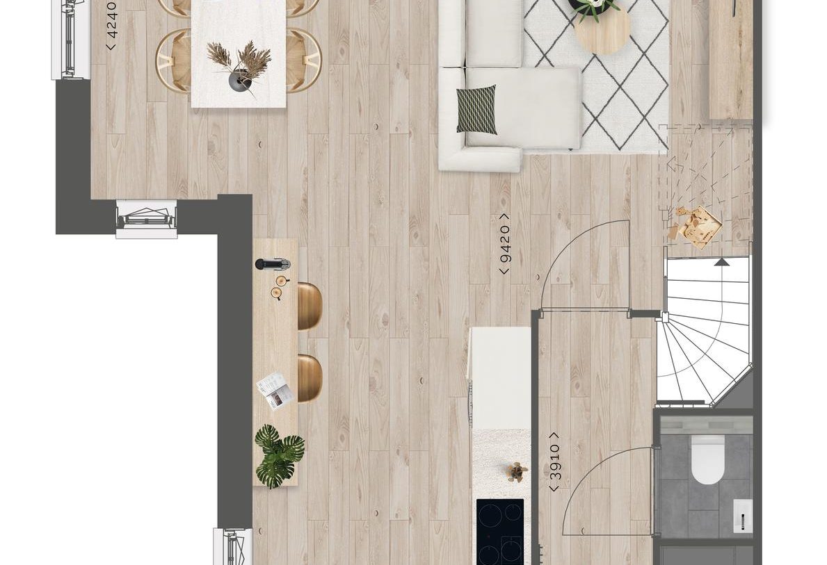 Te Koop: Foto Woonhuis aan de Rijwoningen 5.70m 81 in Benthuizen