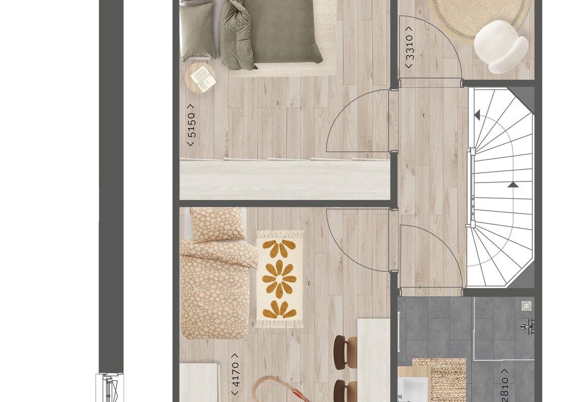 Te Koop: Foto Woonhuis aan de Rijwoningen 5.70m 85 in Benthuizen