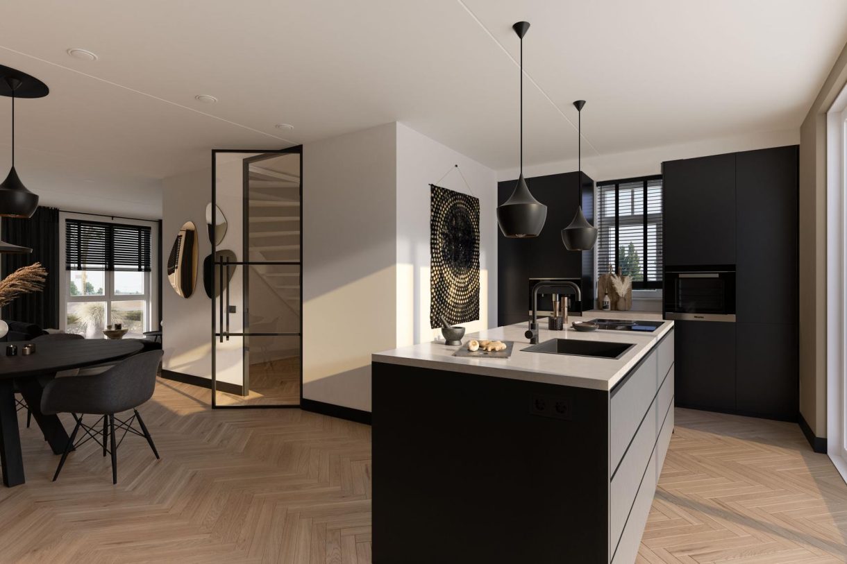 Te Koop: Foto Woonhuis aan de Twee-onder-een-kapwoningen 90 in Benthuizen