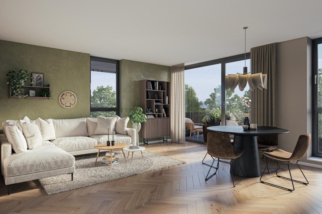 Te Koop: Foto Appartement aan de 2-kamer appartement  - type A 6 in Nieuwkoop