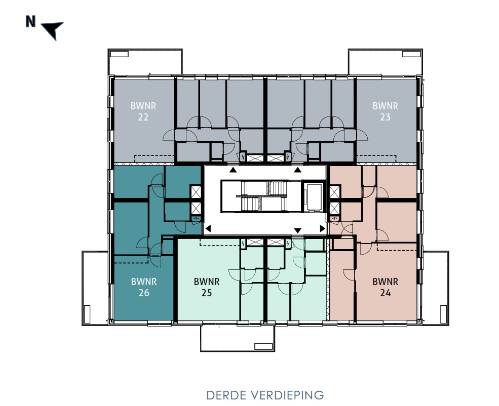 Te Koop: Foto Appartement aan de 4-kamer appartement type C 22 in Nieuwkoop