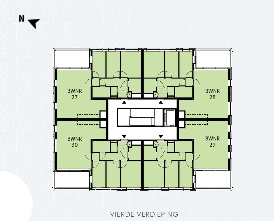 Te Koop: Foto Appartement aan de 4-kamer appartement type G 27 in Nieuwkoop