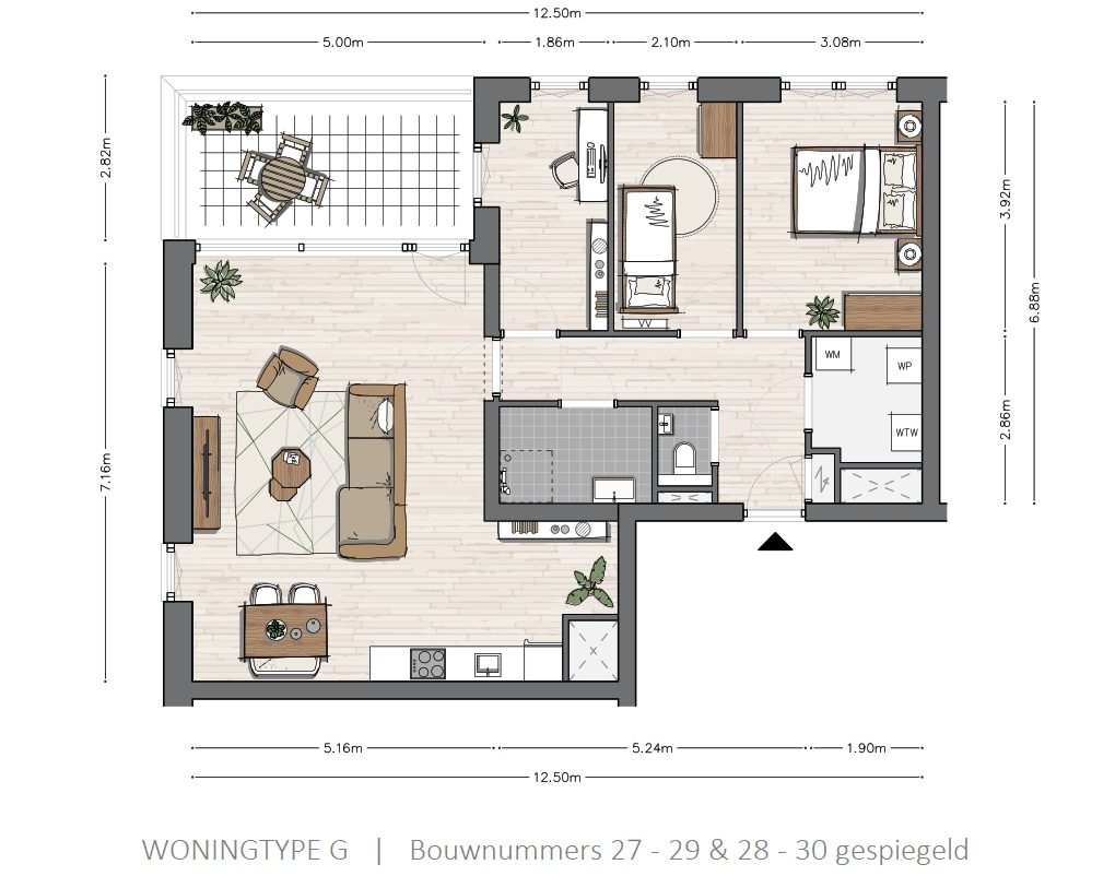 Te Koop: Foto Appartement aan de 4-kamer appartement type G 30 in Nieuwkoop