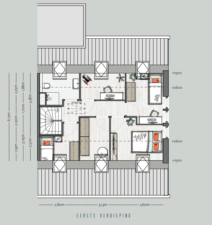 Te Koop: Foto Woonhuis aan de Boerderijwoningen 1 in Aarlanderveen