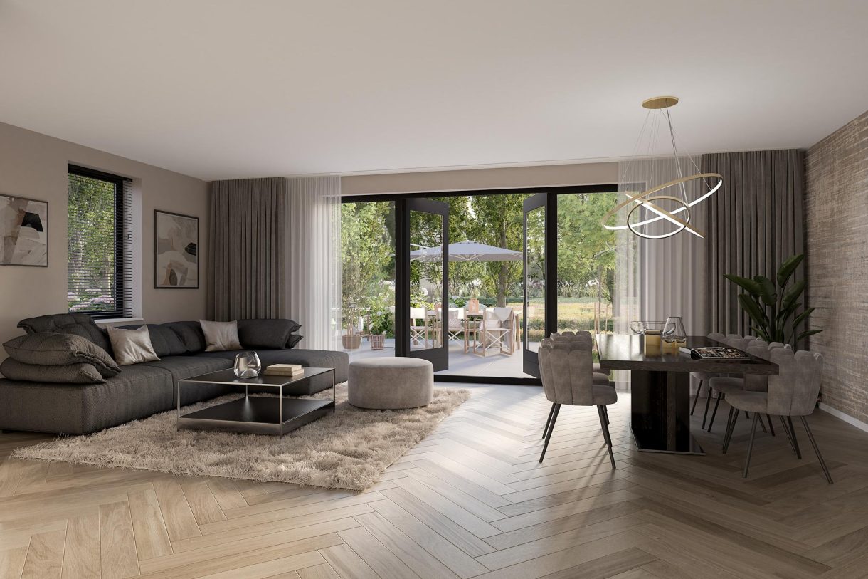 Te Koop: Foto Woonhuis aan de Twee-onder-een-kapwoning 10 in Aarlanderveen