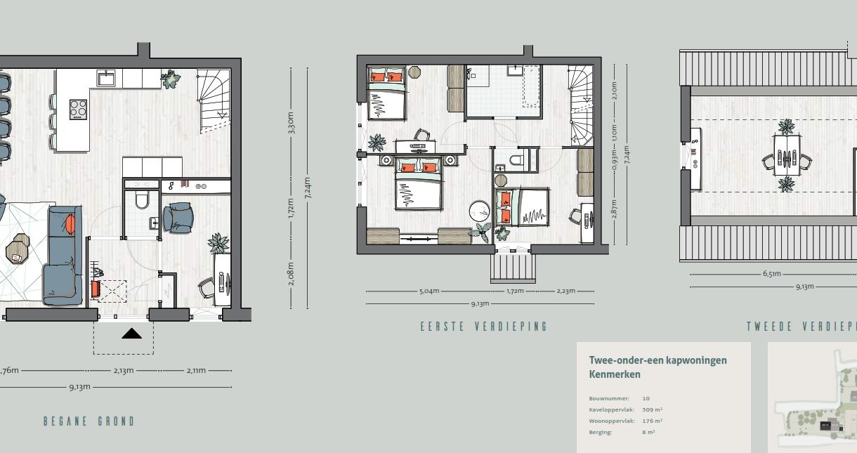 Te Koop: Foto Woonhuis aan de Twee-onder-een-kapwoning 10 in Aarlanderveen