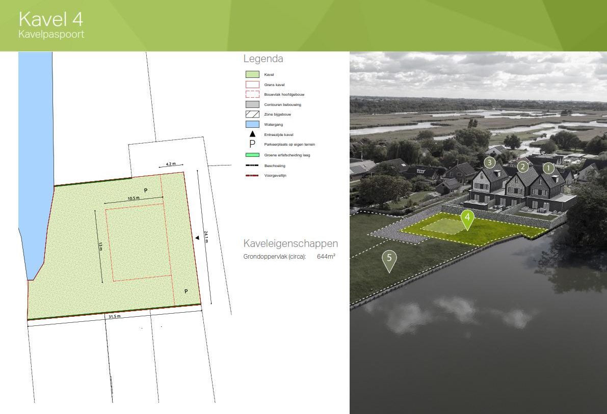 Te Koop: Foto Bouwgrond aan de Kavel 4 in Noorden