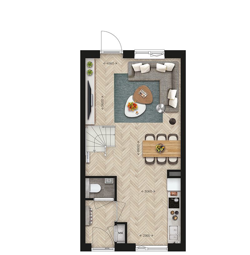 Te Koop: Foto Woonhuis aan de Wonen op de Set Take 3 l Tussenwoning 3 in Nijmegen