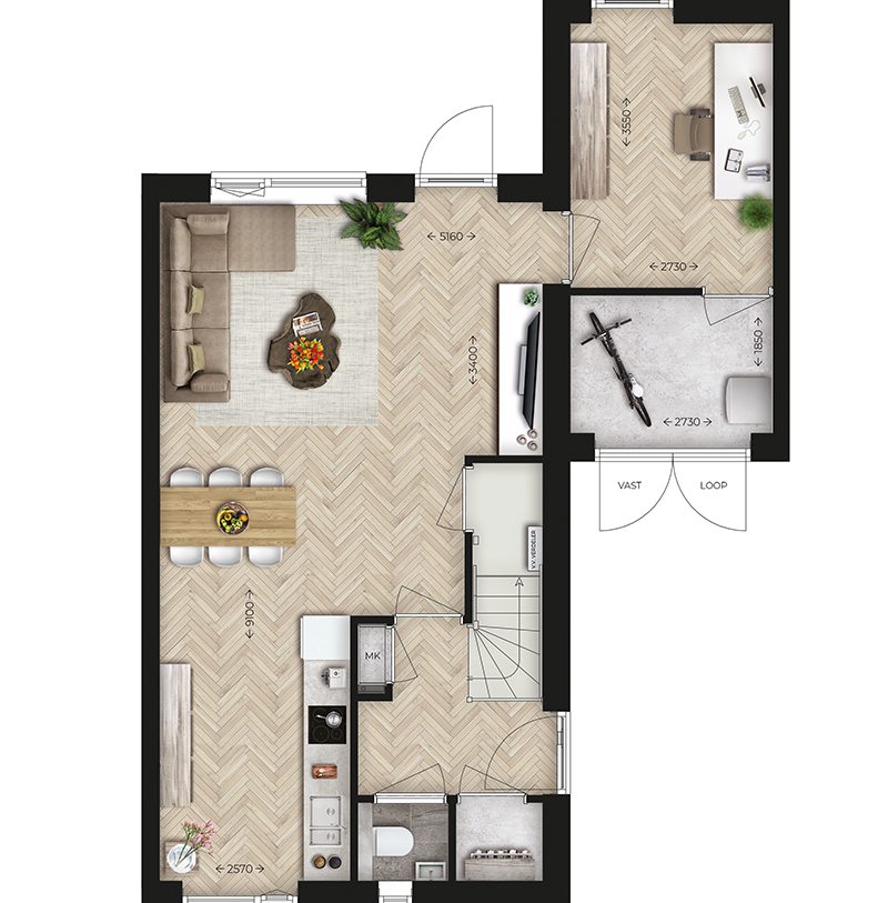 Te Koop: Foto Woonhuis aan de Wonen op de Set Take 3 l Hoekwoning 14 in Nijmegen