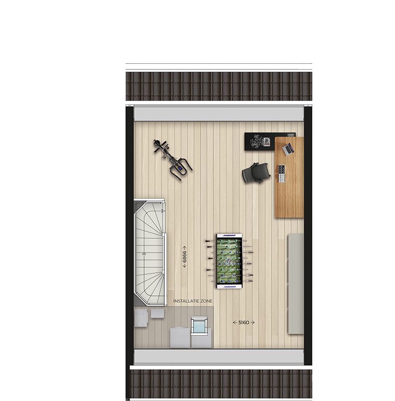 Te Koop: Foto Woonhuis aan de Wonen op de Set Take 3 l Tussenwoning Comf 9 in Nijmegen