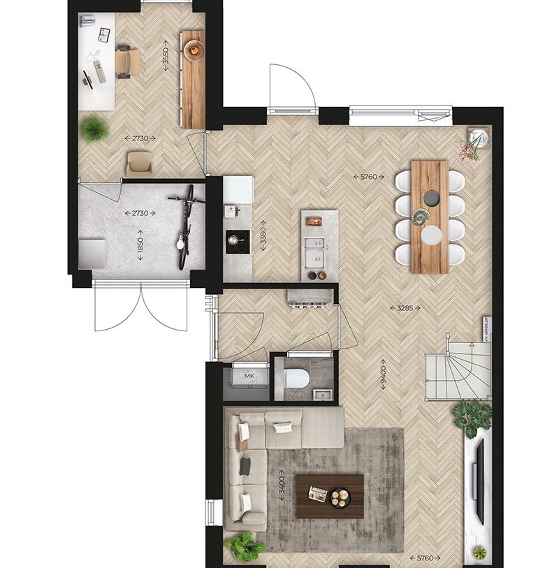 Te Koop: Foto Woonhuis aan de Wonen op de Set Take 3 l Hoekwoning Royaal 15 in Nijmegen