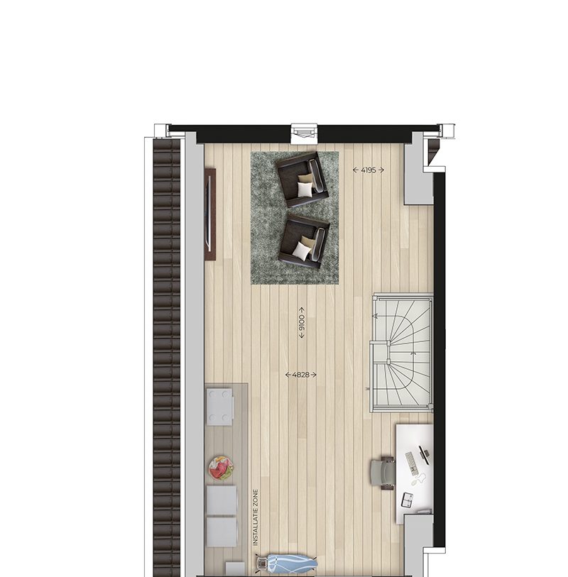 Te Koop: Foto Woonhuis aan de Wonen op de Set Take 3 l Hoekwoning Comfort 7 in Nijmegen