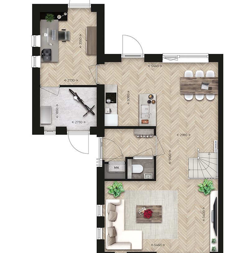 Te Koop: Foto Woonhuis aan de Wonen op de Set Take 3 l Hoekwoning Special 11 in Nijmegen