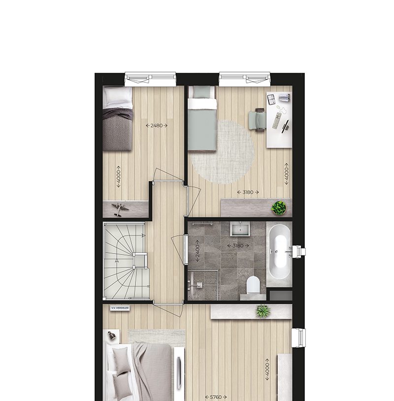 Te Koop: Foto Woonhuis aan de Wonen op de Set Take 3 l 2^1 kapwoning 21 in Nijmegen