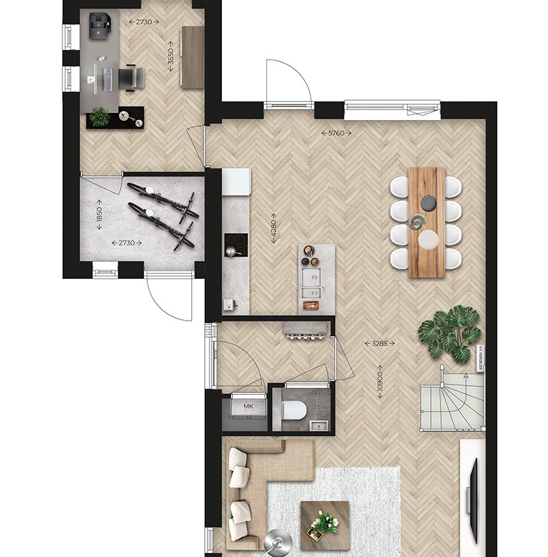 Te Koop: Foto Woonhuis aan de Wonen op de Set Take 3 l 2^1 kapwoning Spec 19 in Nijmegen