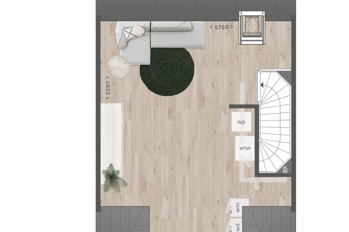 Te Koop: Foto Woonhuis aan de Rijwoningen 6.0m 98 in Benthuizen