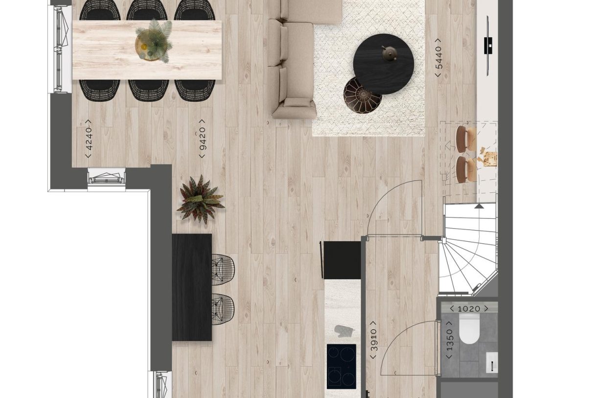 Te Koop: Foto Woonhuis aan de Rijwoningen 6.0m 117 in Benthuizen