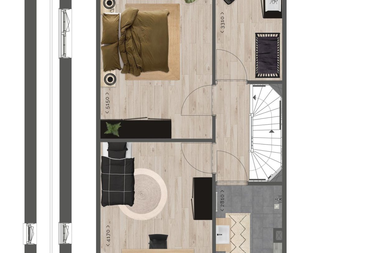 Te Koop: Foto Woonhuis aan de Drie-onder-een-kapwoningen 137 in Benthuizen