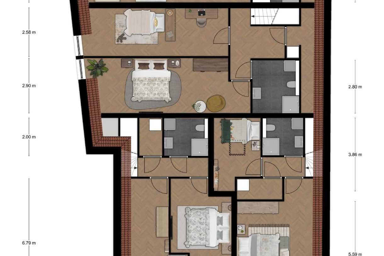 Te Koop: Foto Appartement aan de Maisonette 6Klarinet in Terborg