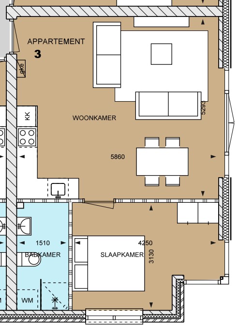 Te Koop: Foto Appartement aan de Tuinappartement Mooieweg 11 Arnhem 3 in Arnhem