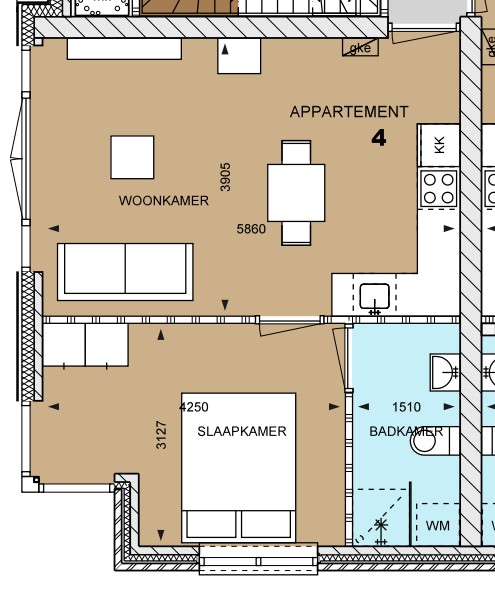 Te Koop: Foto Appartement aan de Tuinappartement Mooieweg 11 Arnhem 4 in Arnhem