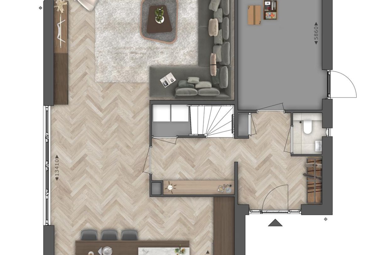 Te Koop: Foto Woonhuis aan de Windwijzer 4 in Hoogmade