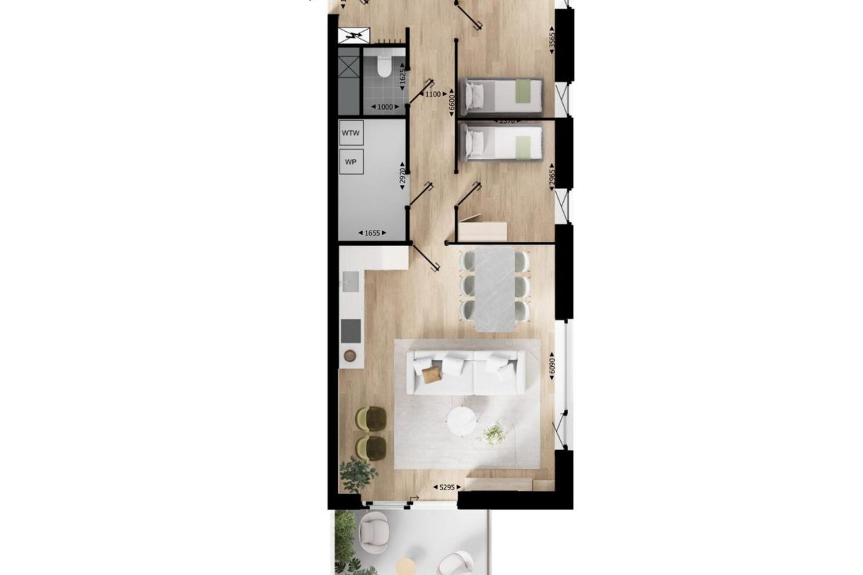 Te Koop: Foto Appartement aan de Appartement - Type B5 177 in Vlaardingen