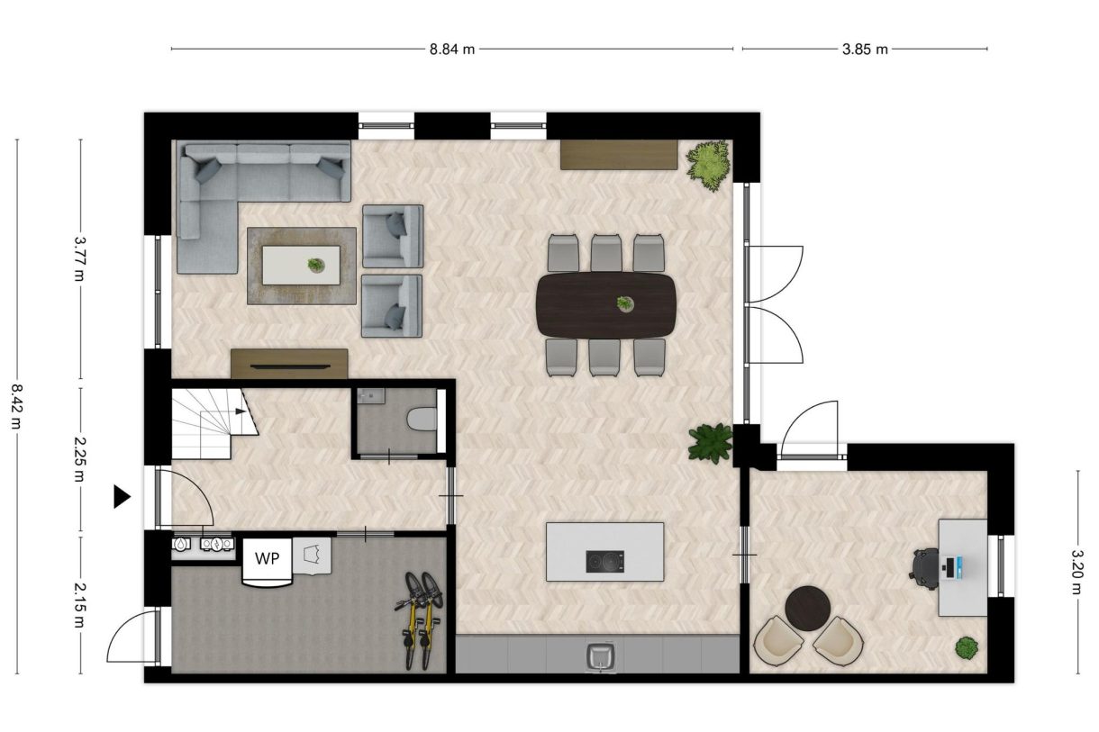 Te Koop: Foto Woonhuis aan de Veldschuur Links Halfvrijstaand Bouwnr 7 1 in Volkel