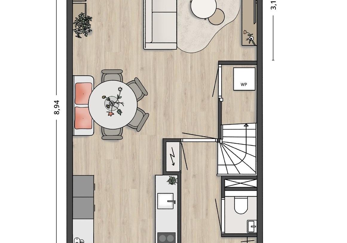 Te Koop: Foto Woonhuis aan de Rijwoningen 21 in Nieuwkoop
