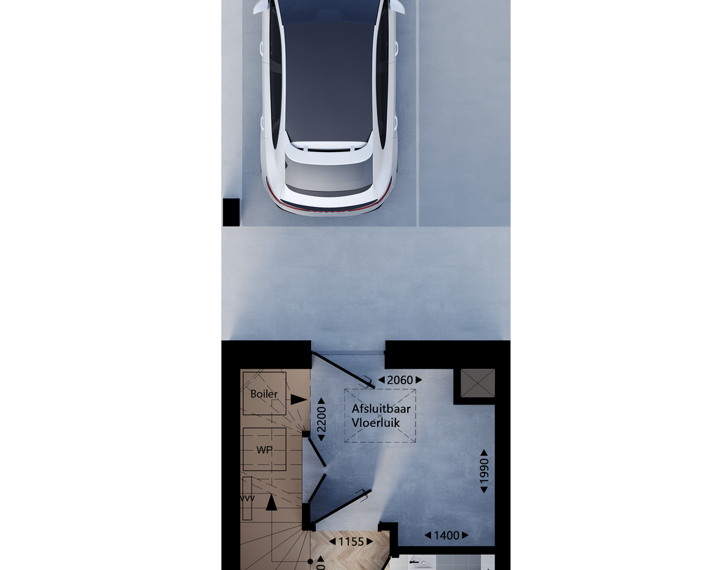 Te Koop: Foto Woonhuis aan de Rijwoning - Type C1 132 in Vlaardingen