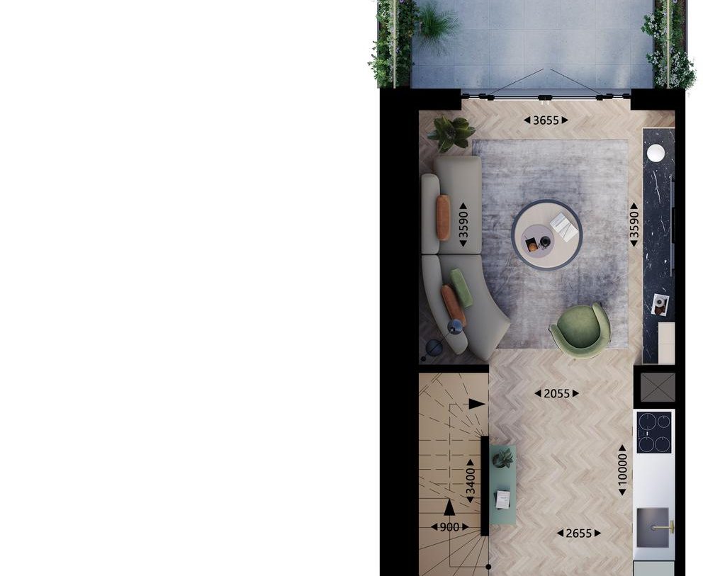 Te Koop: Foto Woonhuis aan de Rijwoning - Type C2 125 in Vlaardingen