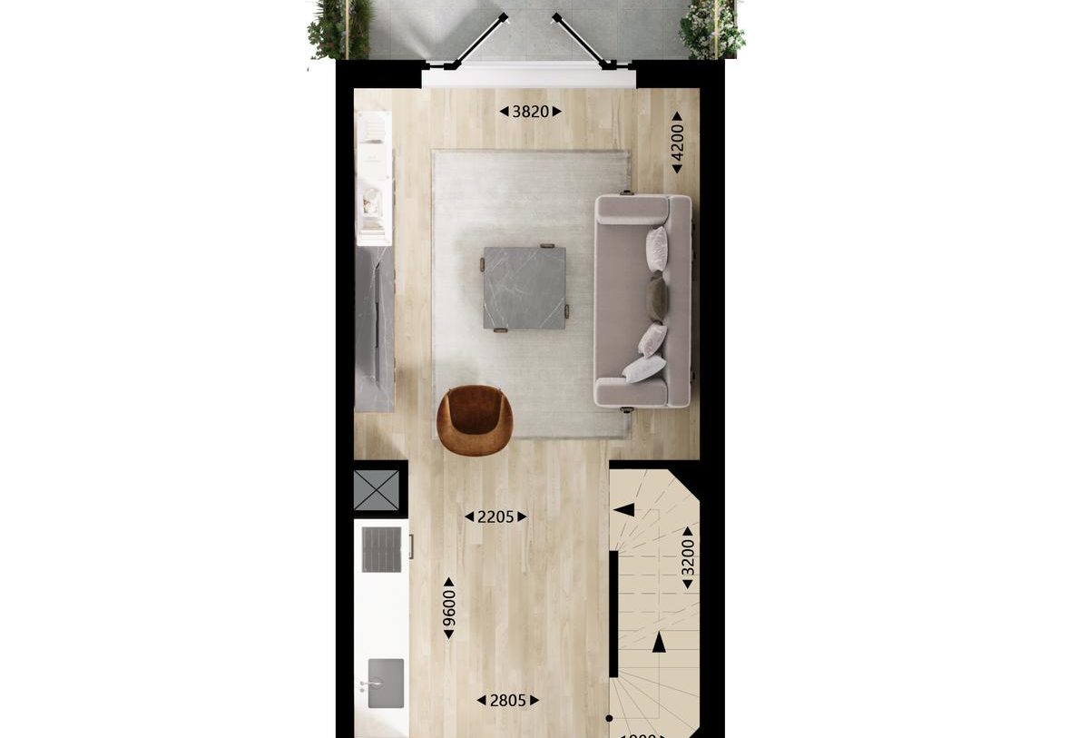 Te Koop: Foto Woonhuis aan de Rijwoning - Type D 116 in Vlaardingen