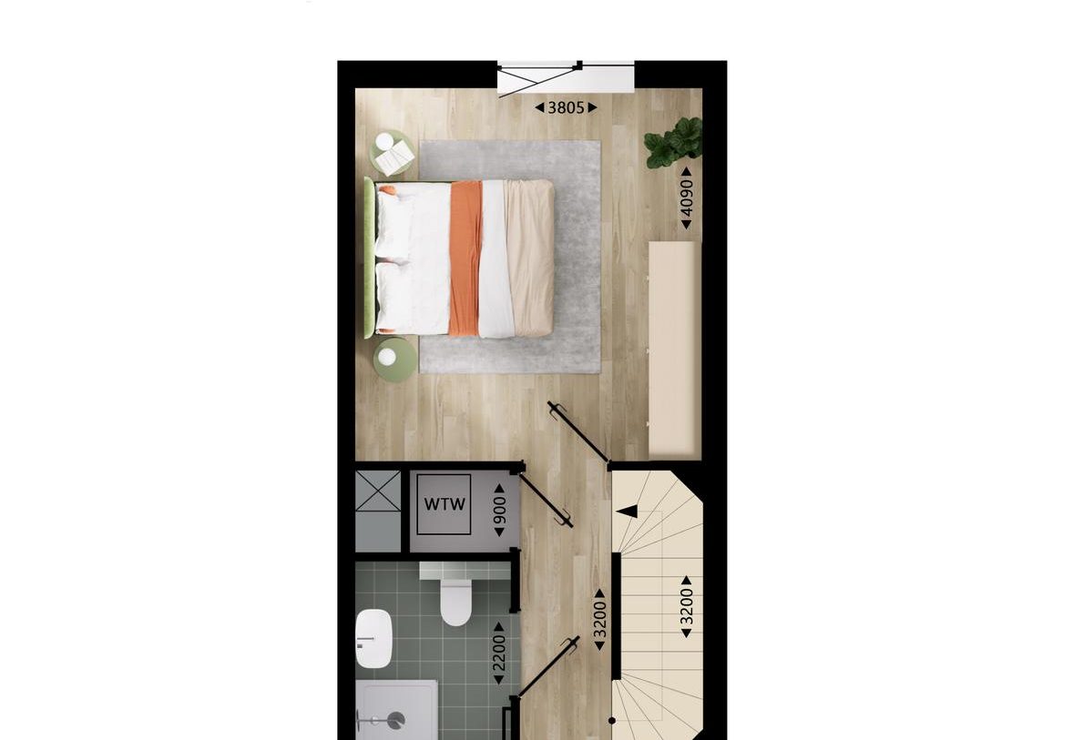 Te Koop: Foto Woonhuis aan de Rijwoning - Type D 122 in Vlaardingen