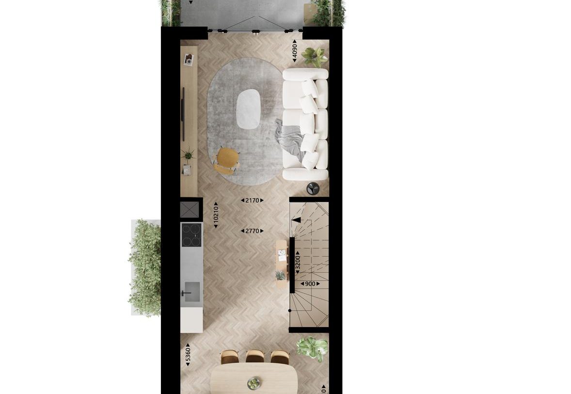 Te Koop: Foto Woonhuis aan de Rijwoning - Type F 124 in Vlaardingen