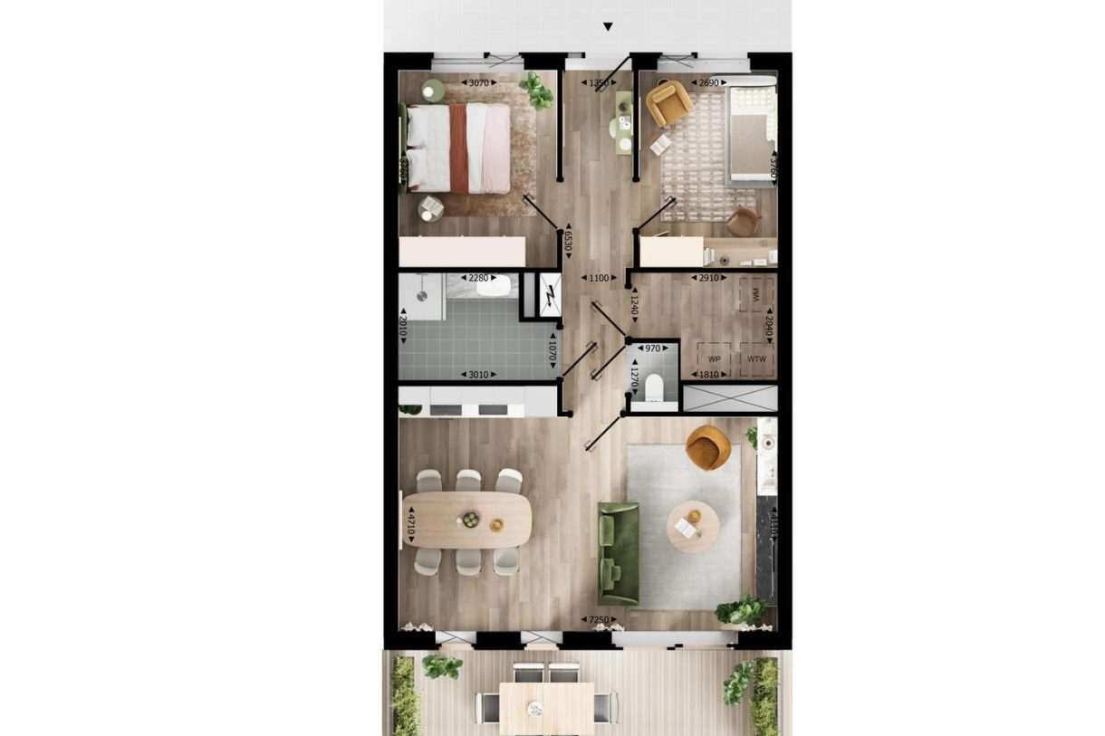 Te Koop: Foto Appartement aan de Appartement - Type A1 184 in Vlaardingen