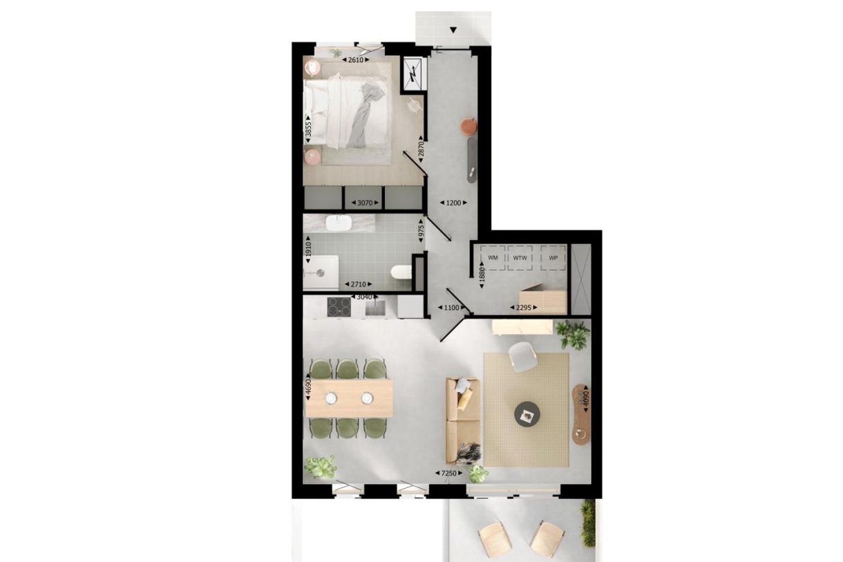 Te Koop: Foto Appartement aan de Appartement - Type A3 186 in Vlaardingen