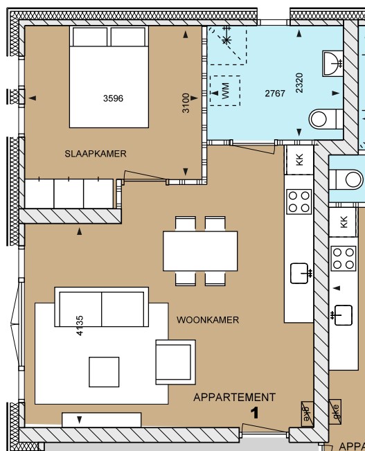 Te Koop: Foto Appartement aan de Maisonnette Mooieweg 11 Arnhem 5 in Arnhem