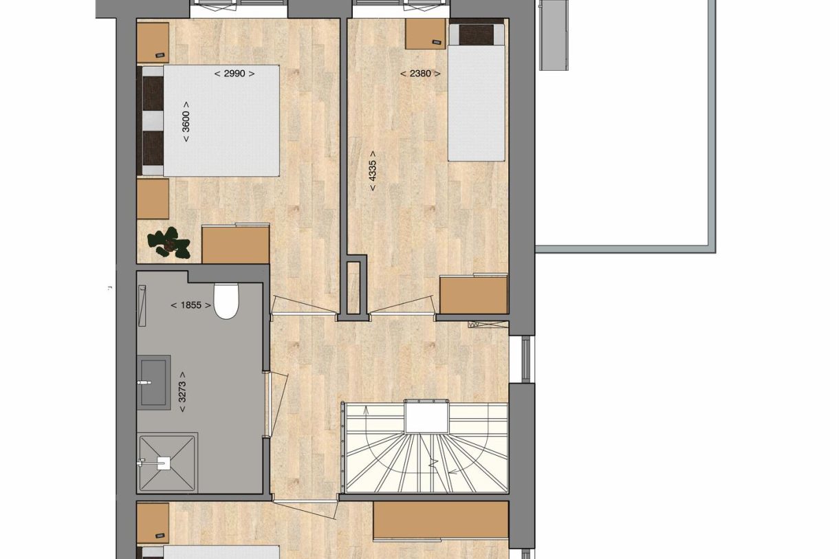 Te Koop: Foto Woonhuis aan de Twee onder een Kapwoning met berging en gro 1 in Nistelrode