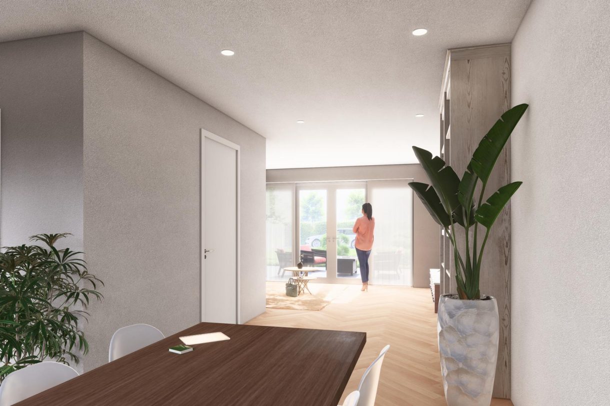 Te Koop: Foto Woonhuis aan de Twee onder een Kapwoning met berging en gro 2 in Nistelrode