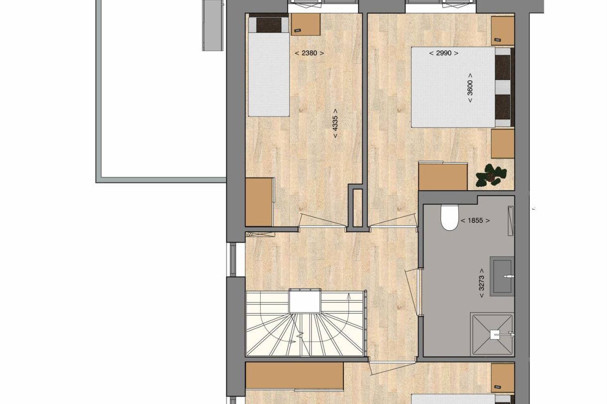 Te Koop: Foto Woonhuis aan de Twee onder een Kapwoning met berging en gro 2 in Nistelrode