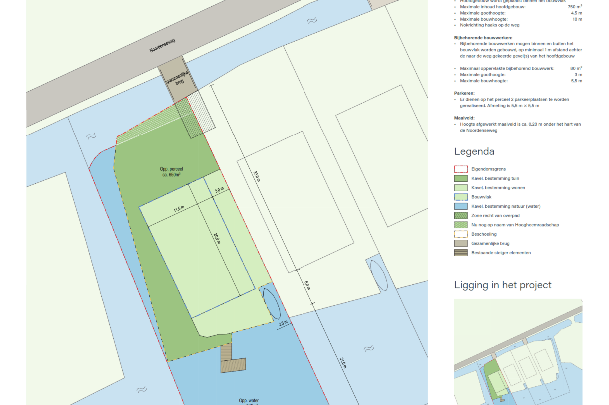 Te Koop: Foto Bouwgrond aan de Bouwkavels Kavel A in Nieuwkoop